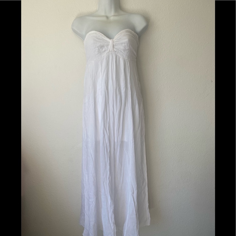 Giorgio Armani White Sundress Small cotton